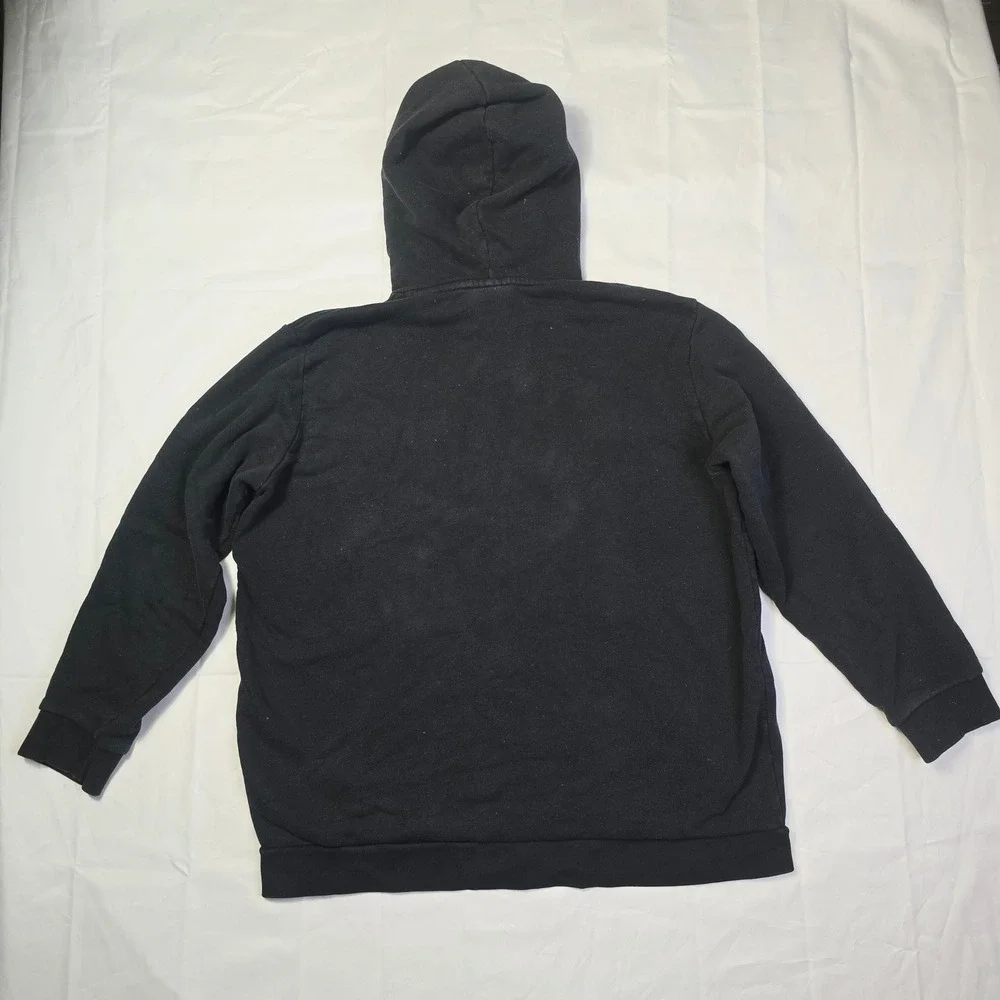 Adidas Men's Originals Hoodie XL Black Long Sleeve Pullover Sweatshirt K44